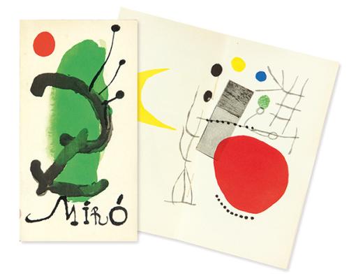  JOAN MIRÓ - Bois gravés pour un poème de Paul Eluard