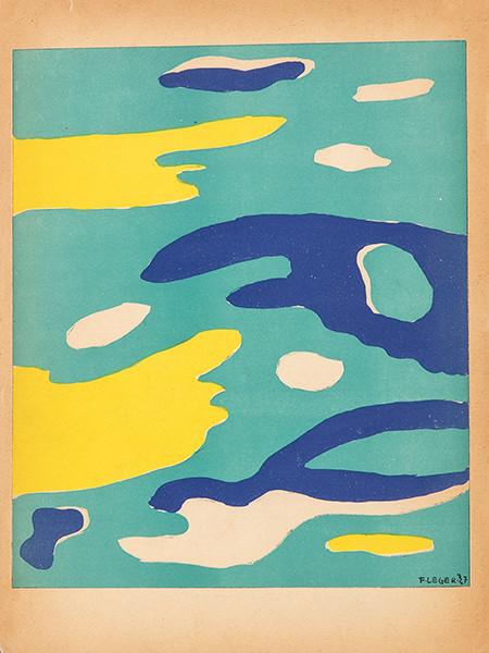 FERNAND LEGER - Agua (Verve nº 1)