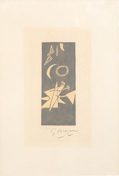 GEORGES BRAQUE - Ciel Gris