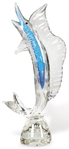 Marlin de cristal de Murano.