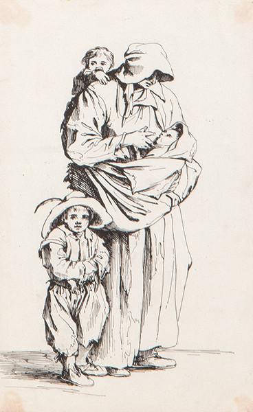  ANONIMO S. XVIII-XIX - Mendigos