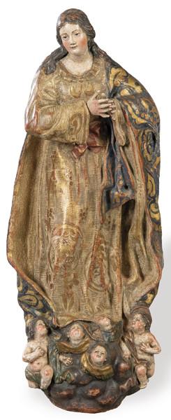  "Purísima Concepción" de Terracota policromada, Círculo de los Hermanos García, Escuela Granadina S. XVII
