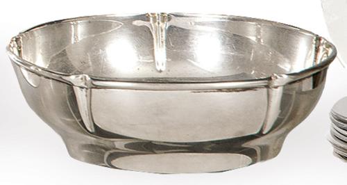  Cuenco de plata punzonada Ley Sterling de Cartier