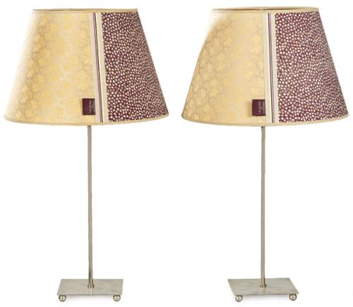  Pareja de lámparas de mesa modelo Bavelle Sorgues