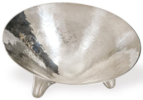  Centro de mesa trípode de plata mejicana punzonada Ley 925 de Tane.