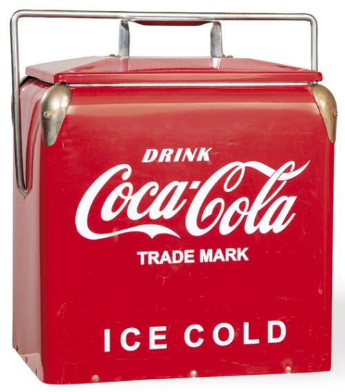 Nevera portatil de Coca-cola