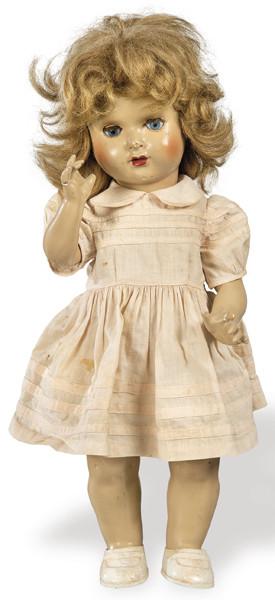 Mariquita Pérez en cartón piedra h. 1940.