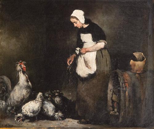 THÉODULE-AUGUSTIN RIBOT - La campesina