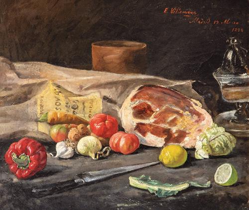ESTEBAN VILLANUEVA Y VINARAO - Bodegón