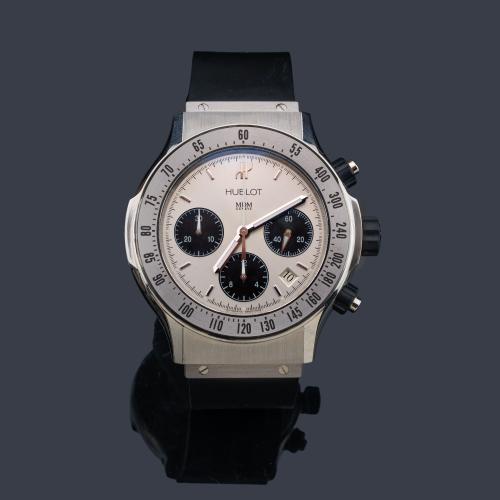 HUBLOT Super B ref. B 1921.1 de caballero con caja en acero.