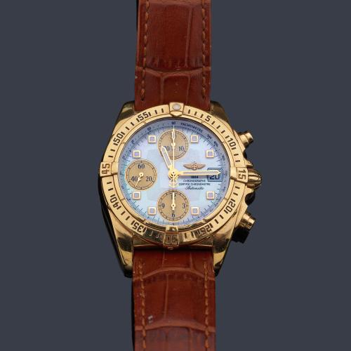  BREITLING Chronographe ref. K13348 nº 15  de caballero con caja en oro amarillo de 18 K.