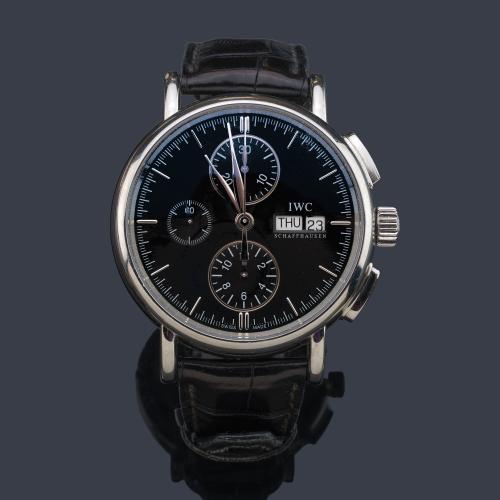 INTERNATIONAL WATCH & Co. IWC Portofino Chronograph ref. IW378303 de caballero con caja en acero. Con estuche y documentación.