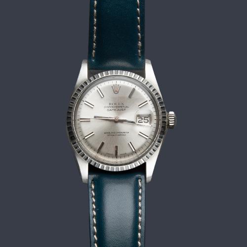  ROLEX Oyster Perpetual Datejust, Superlative Chronometer Officially Certified. Ref. 1603. Reloj para caballero con caja en acero.