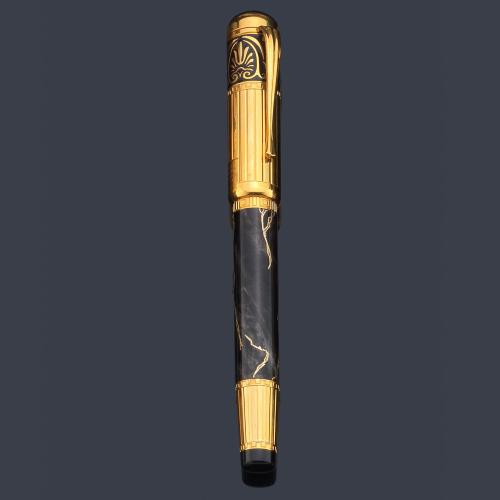 ALEJANDRO MAGNO (356 A.C.-323 A.C.), pluma nº 2750/4810. Alemania 1998. Con estuche y documentación.