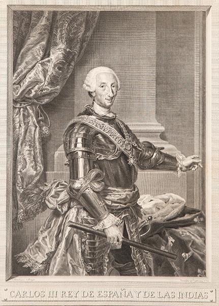 MANUEL SALVADOR CARMONA - Retrato de Carlos III