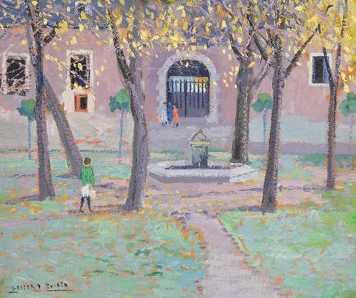 GREGORIO PRIETO - La plaza