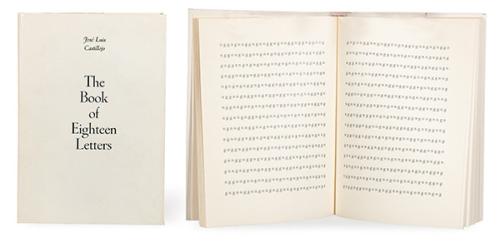 JOSÉ LUIS CASTILLEJO - The book of eighteen letters