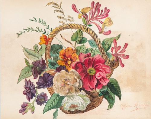  JULIA ALCAYDE - Cesta de flores