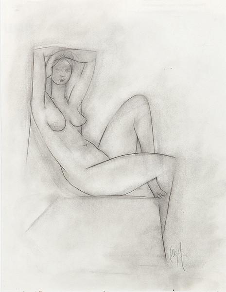 CARLOS MEIJIDE - Desnudo femenino
