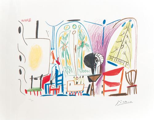 AFTER PABLO PICASSO - L´Atelier de la Californie VI
