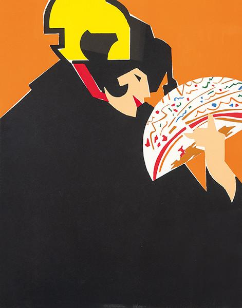 MANOLO VALDES - Perfil con Abanico