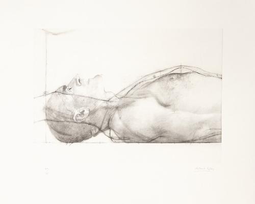  ANTONIO LÓPEZ - Hombre tumbado. Francisco