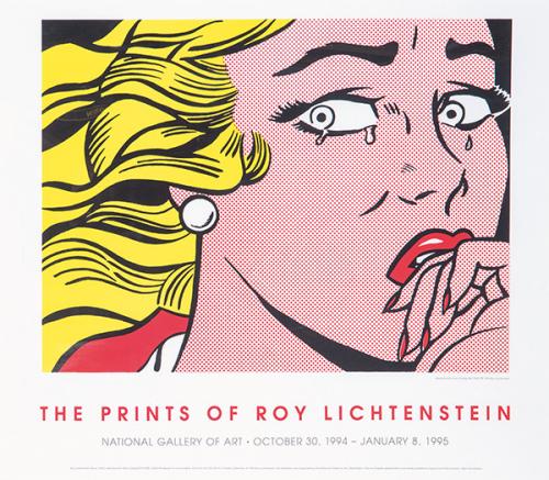 ROY LICHTENSTEIN - The Crying Girl (National Gallery of Art)