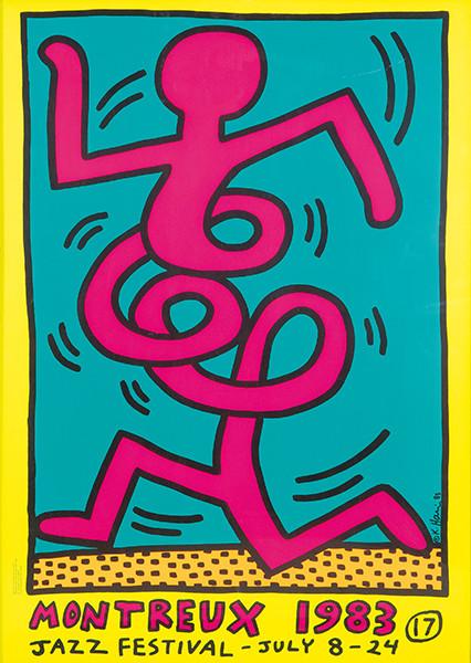 KEITH HARING - Montreux 1983