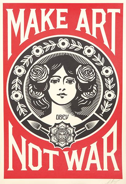 OBEY - Make Art not War
