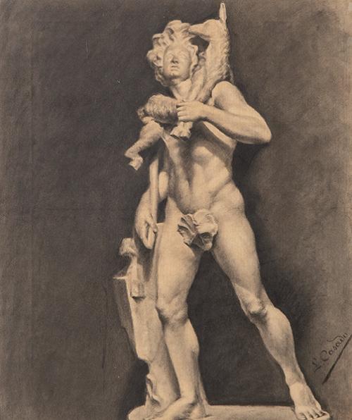  ESCUELA ESPAÑOLA S. XIX - Figura clásica