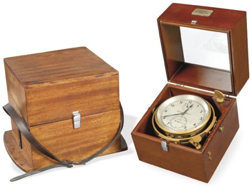  Cronometro de marina para el mercado español Thomas Mercier Chronometres Ltd. para el mercado español h. 1960.