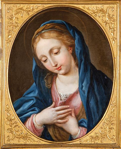  ESCUELA ESPAÑOLA S. XVIII - Virgen en oración