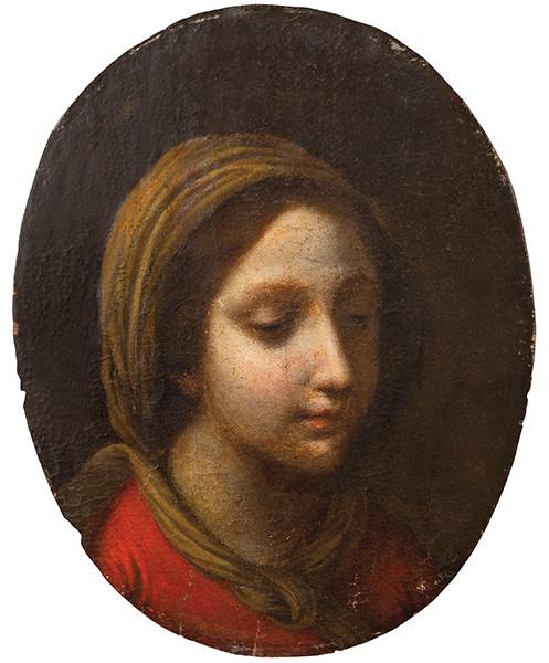  SEGUIDOR DE CARLO DOLCI S. XVIII - Virgen María