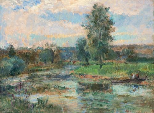  ALBERT LEBOURG - Les bords de l’iton a Hondouville