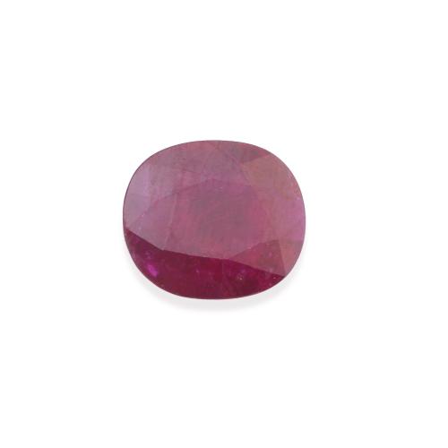  Rubí oval de 4,16 ct con certificado Gemacit.