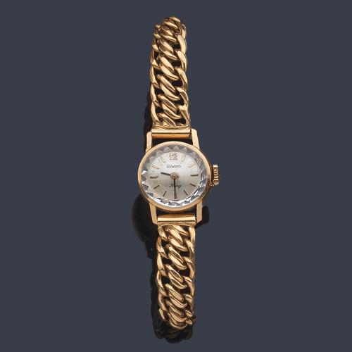  DUWARD de señora con caja y brazalete en oro rosa de 18 K.