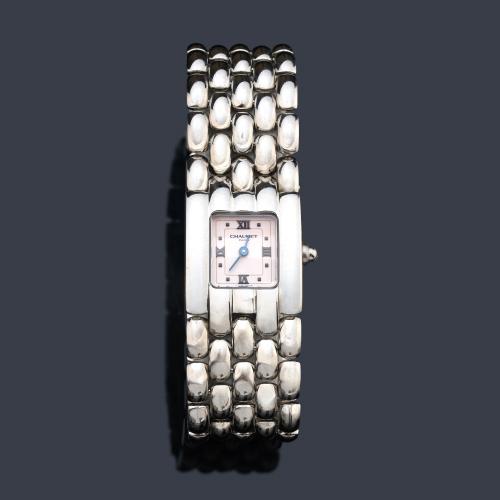  CHAUMET Khesis ref. 22K4199 de señora con caja y brazalete en acero.