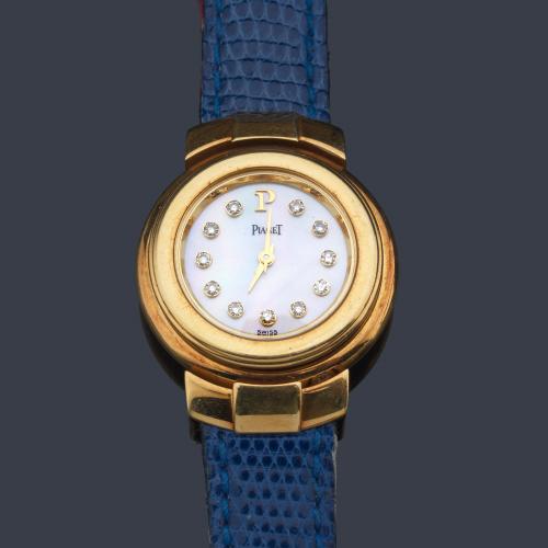  PIAGET ref.GOA 19258 de señora con caja en oro amarillo de 18 K.