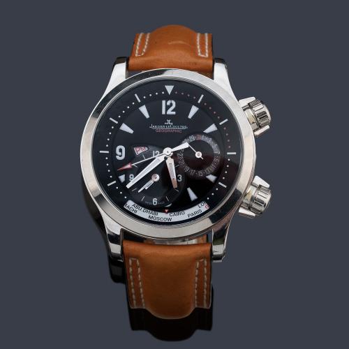  JAEGER LE COULTRE Master Control Geographic ref. 146.8.83 de caballero con caja en acero.