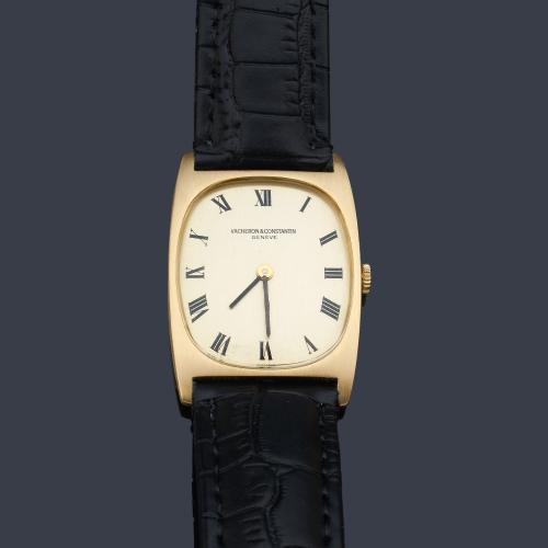  VACHERON CONSTANTIN de caballero con caja en oro amarillo de 18 K.