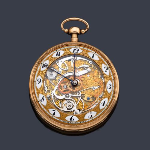  LOUIS DUCHENE et Fils nº 88296, reloj lepin soneria con caja en oro rosa de 18 K.