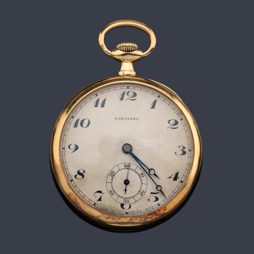  LONGINES nº 1562787, reloj lepin con caja en oro amarillo de 18 K.