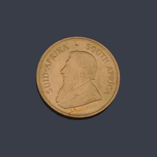  Moneda Krugerrand South África en oro de 22 K.