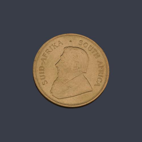  Moneda Krugerrand South África en oro de 22 K.