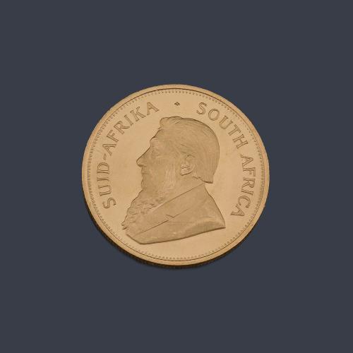  Moneda Krugerrand South África en oro de 22 K.