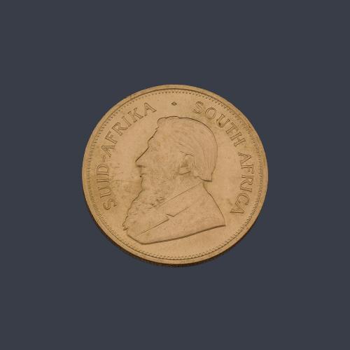  Moneda Krugerrand South África en oro de 22 K.
