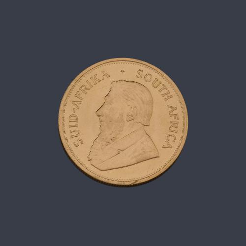  Moneda Krugerrand South África en oro de 22 K.