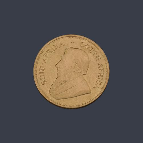  Moneda Krugerrand South África en oro de 22 K.