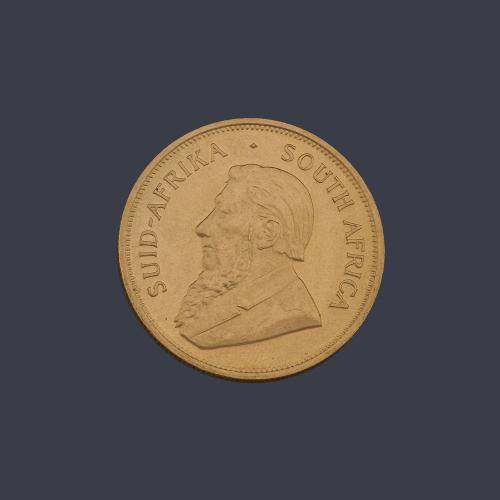  Moneda Krugerrand South África en oro de 22 K.