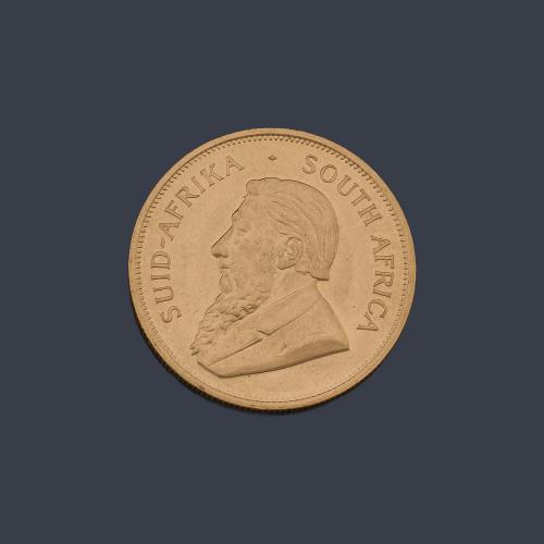  Moneda Krugerrand South África en oro de 22 K.